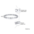 Damen-Magnetarmband/-fußkette aus Titanstahl