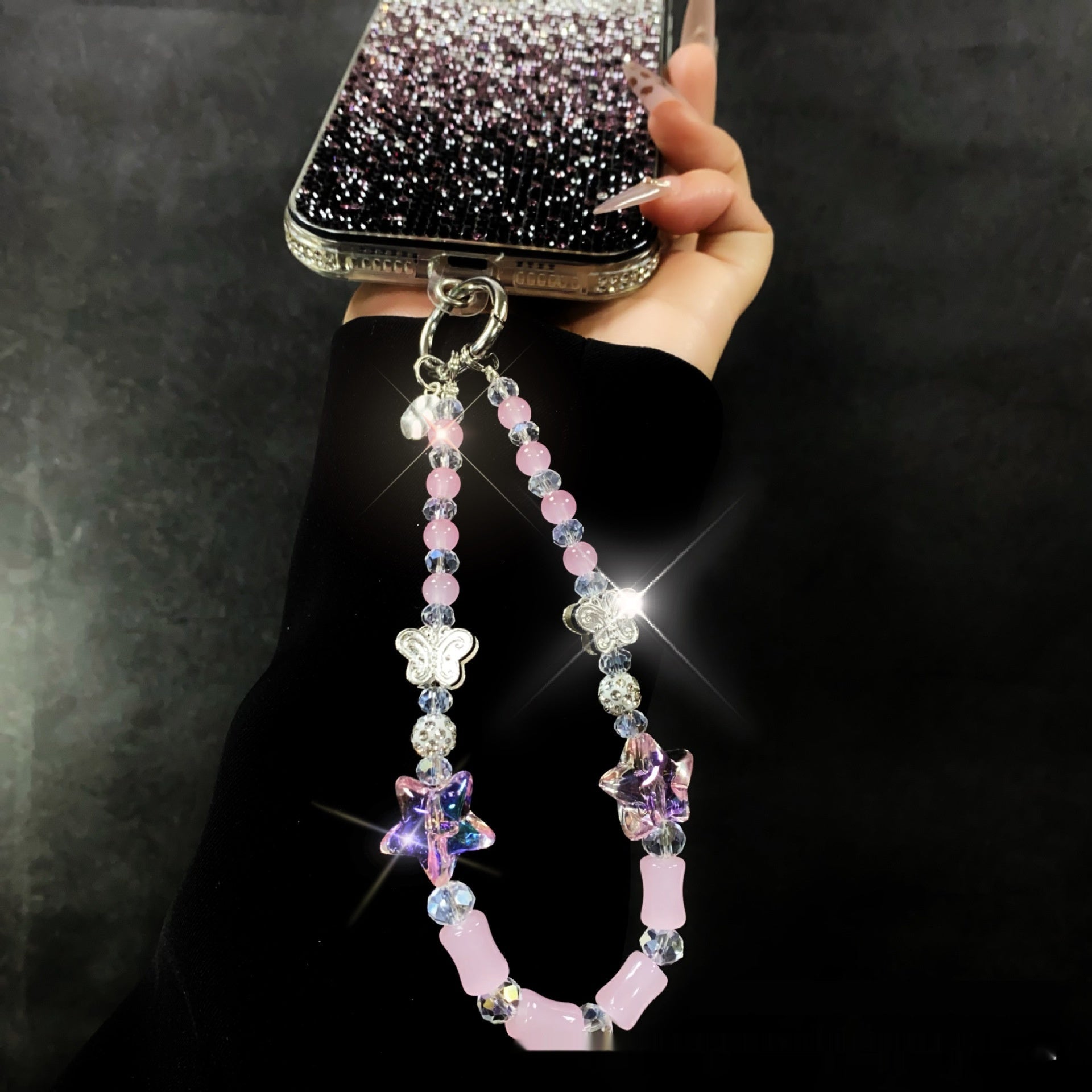 New Chinese Style Bamboo Joint XINGX Mobile Phone Lanyard Key Chain