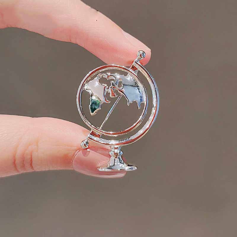 Broche de aleación en forma de globo hueco con personalidad creativa