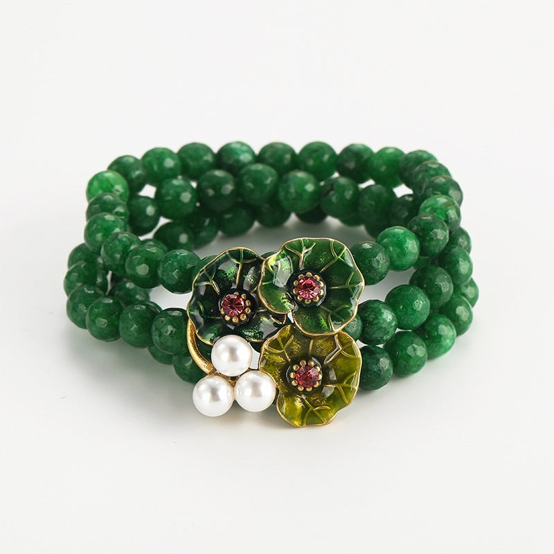 Armband Türkis Vintage Antik Farbige Glasur