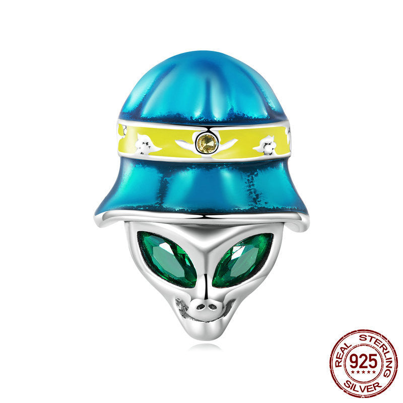 Entwirf ein weirdes Alien-Armband mit Perlen, geheimnisvoll