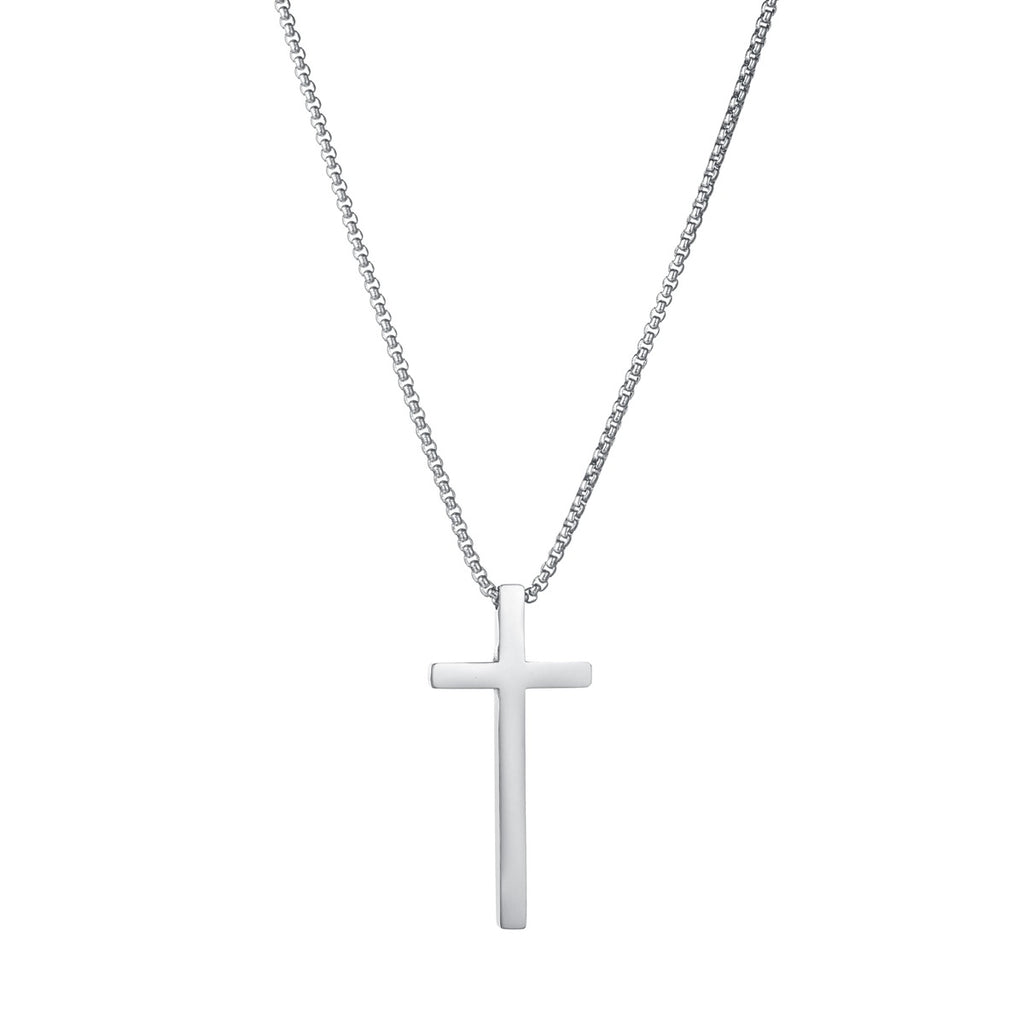 Einfache Mode Kreuz Anhänger Halskette