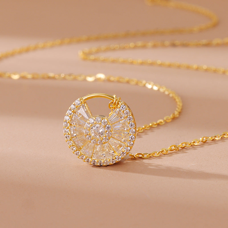 Collar de círculo para mujer Lujo ligero Minoría
