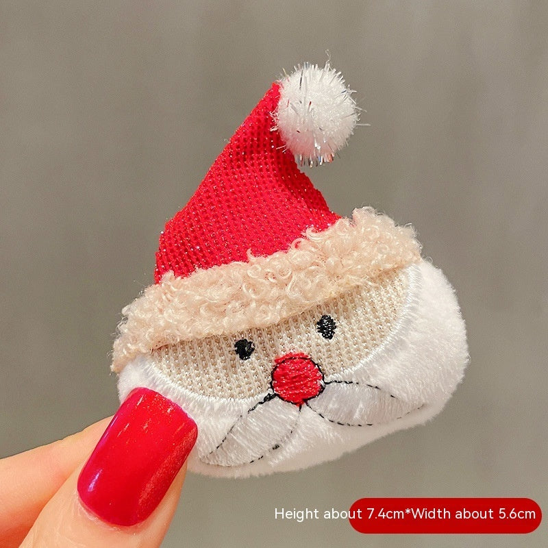 Cartoon Niedlicher Weihnachtsmann Brosche Weihnachts-Festival-Accessoires