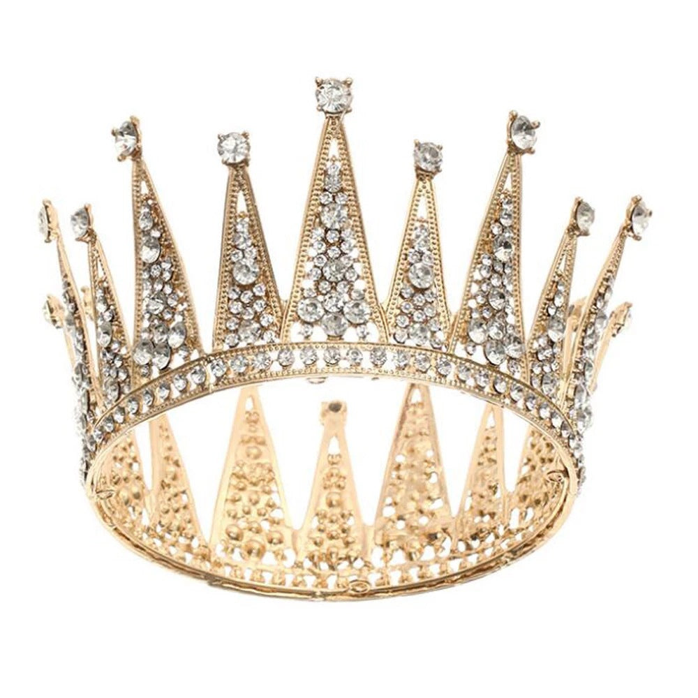 Braut-Haarschmuck aus Legierung mit hohler Diamantkrone