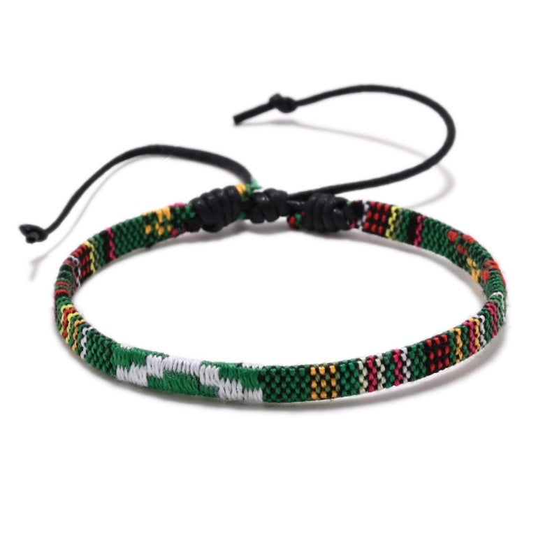 Rainbow Color Ethnic Style Bracelet Anklet Accessories