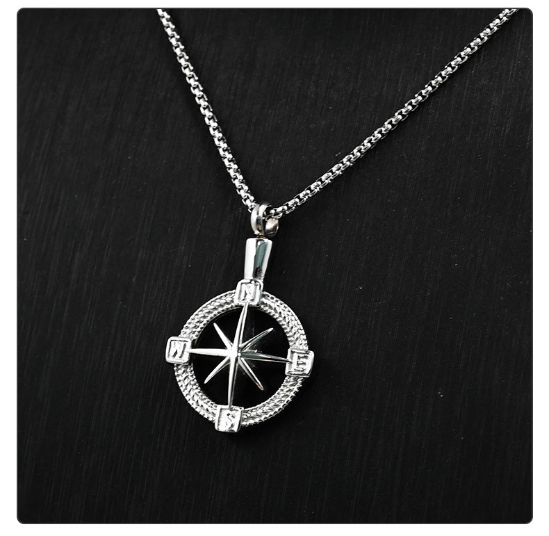 Couple Fashion Jewelry Titanium Steel Water Bottle Pendant Necklace
