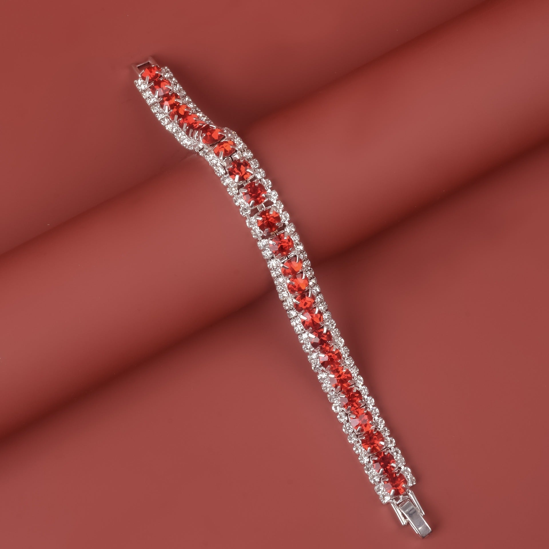 Popular Ornament Roman Rhinestone Bracelet