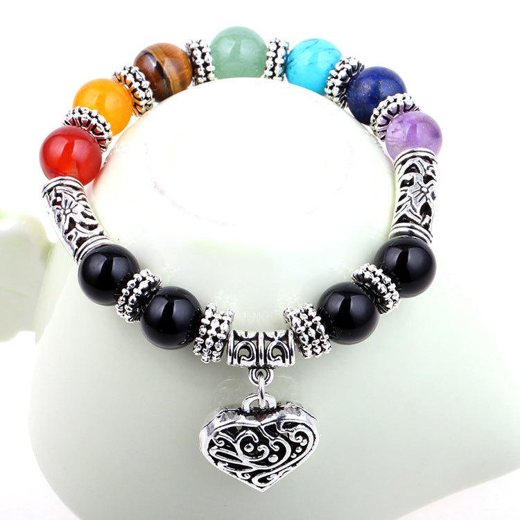 Pulsera Energética de Yoga de Siete Chakras