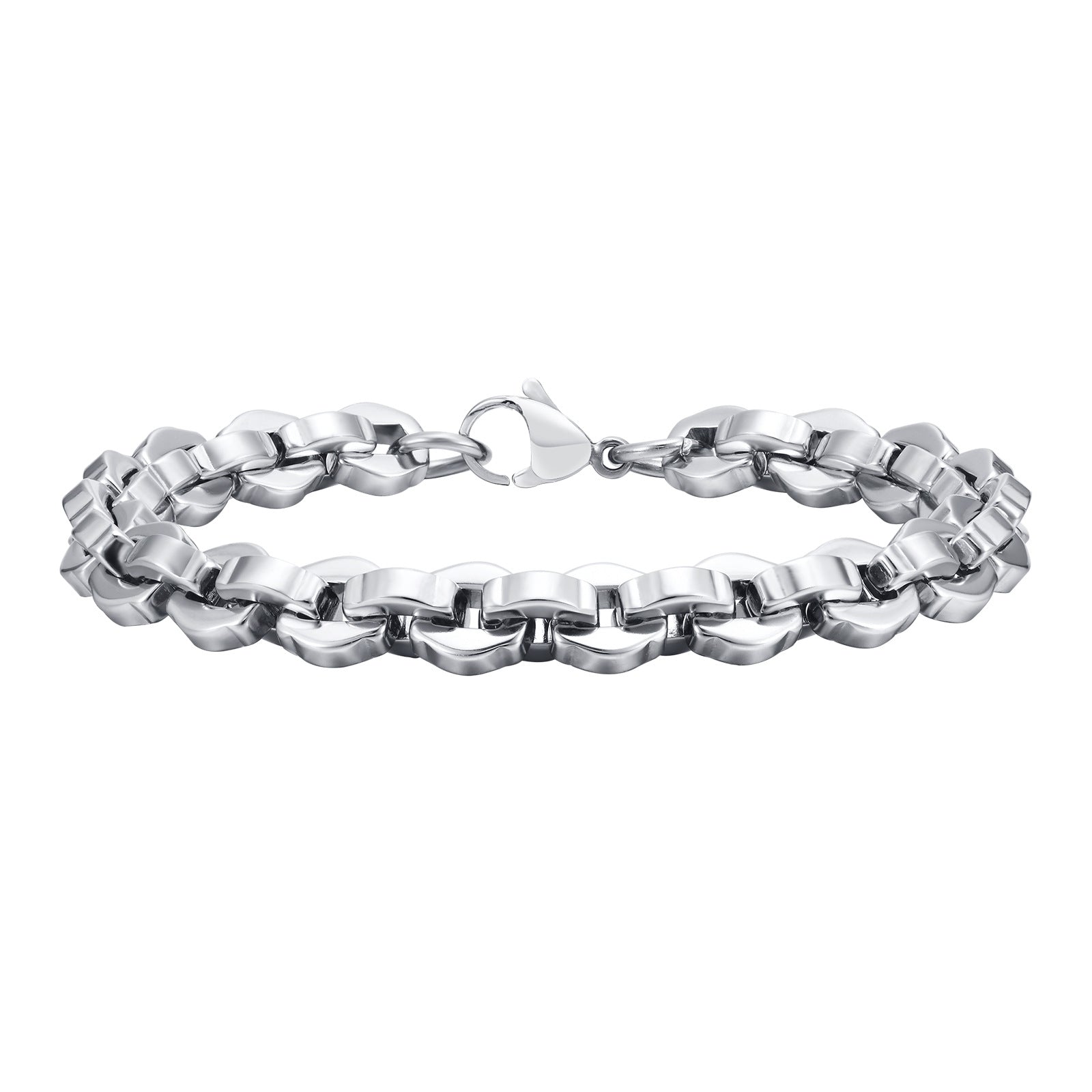 Pulsera Sencilla Casual de Acero para Hombre