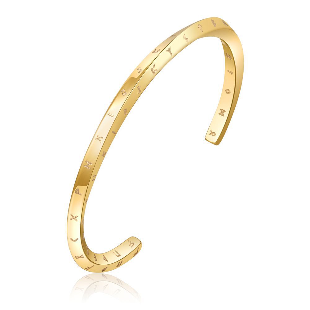 Pulsera Mobius de aleación para hombre con apertura