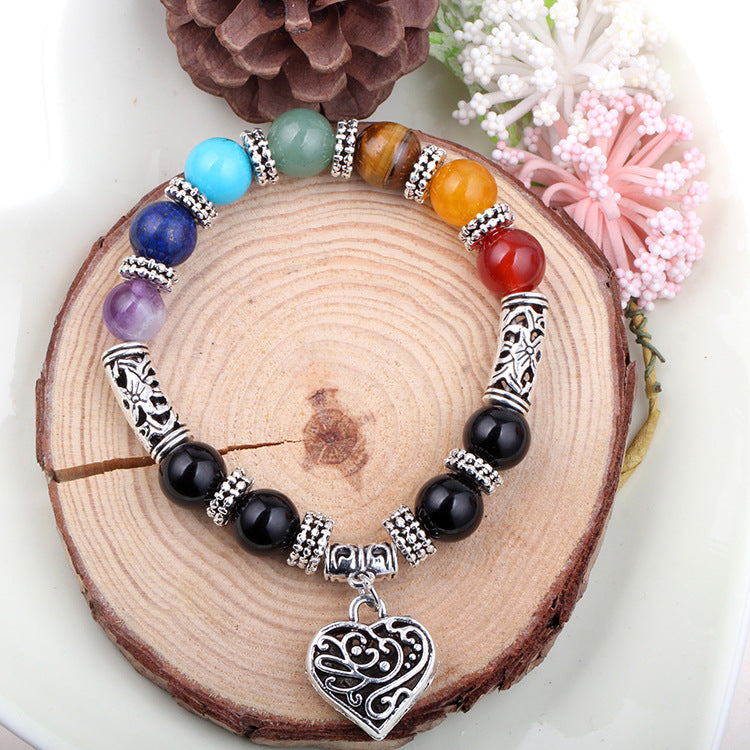 Pulsera Energética de Yoga de Siete Chakras