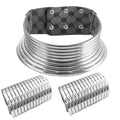 Juego de collar y pulsera tribal africano exagerado