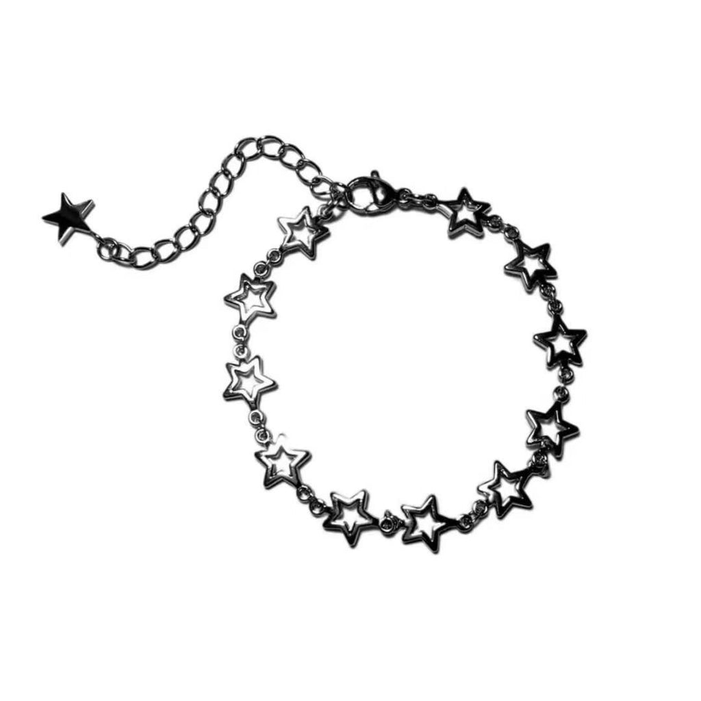 Star Chain Y2k Hot Girl Edelstahl Trendiges Zwillingsarmband Nische