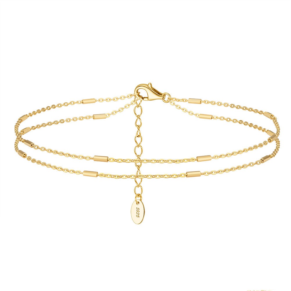 Joyas Cadena de Plata Esterlina S925 para Pies