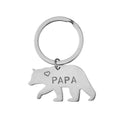 Edelstahl PAPA Süßer Bär Vatertagsgeschenk
