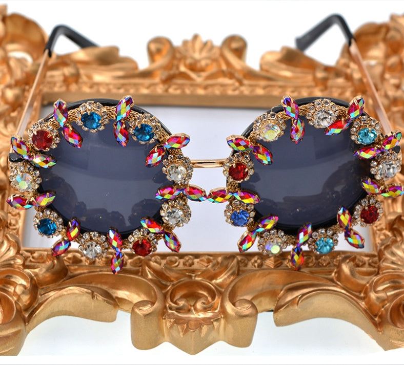 Barocke Diamant-Sonnenbrille