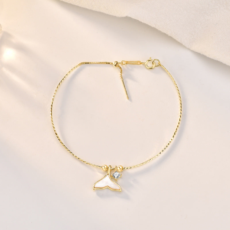 Women's Graceful And Fashionable Simple Shell Fishtail Bracelet