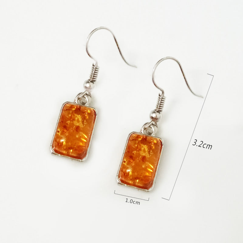 Aretes y collares de dos piezas