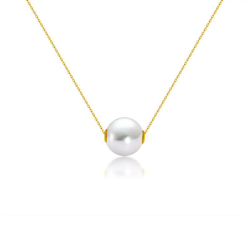Collar de perlas para la clavícula