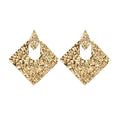 Personality Geometry Rhombus Irregular Alloy All-match Ear Jewelry