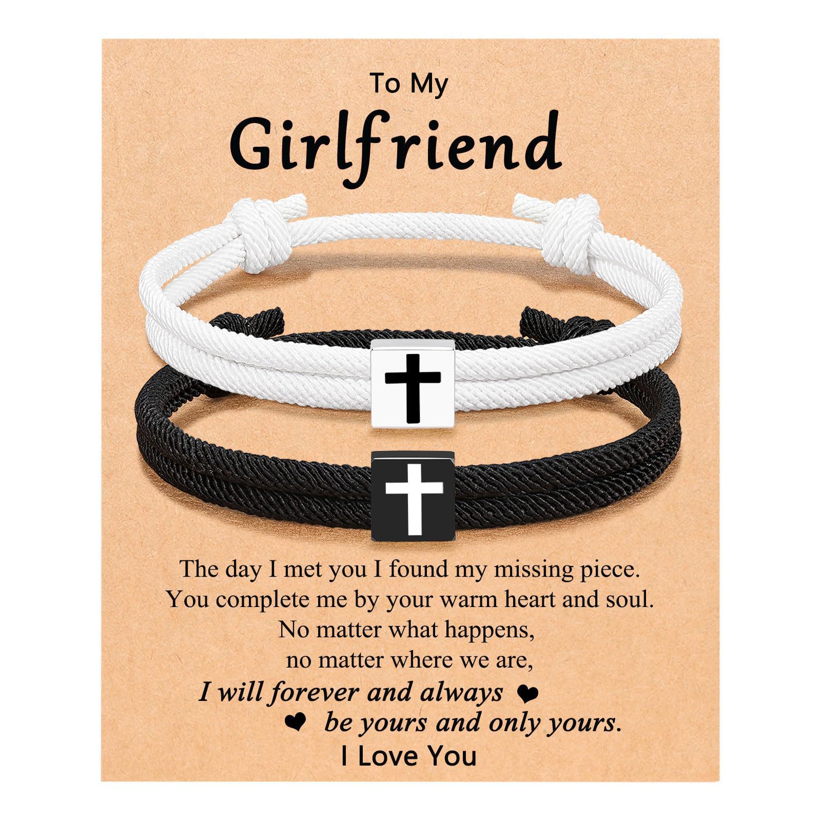 Simple Fashion Cross Milan Rope Braided Bracelet