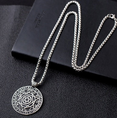 Hiphop pendant titanium steel chain pendant for men and women