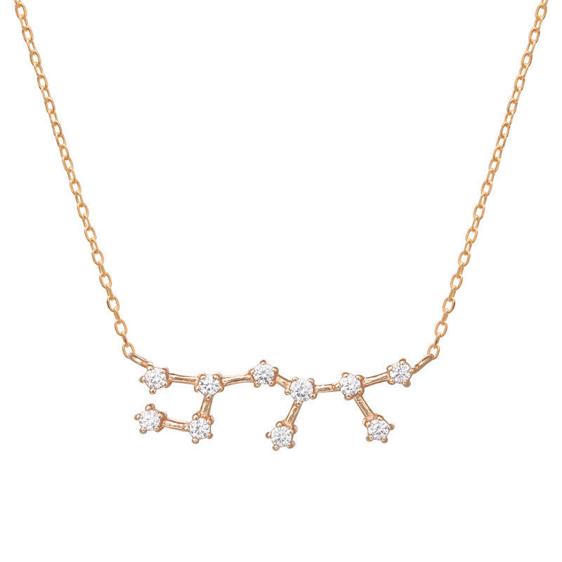 Collar con doce constelaciones para mujer