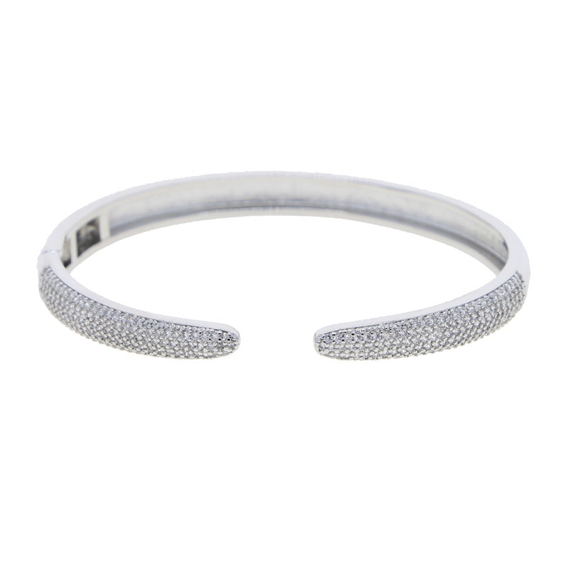 Eingelegter Zirkon im europäischen und amerikanischen Hip-Hop-Stil-Armband