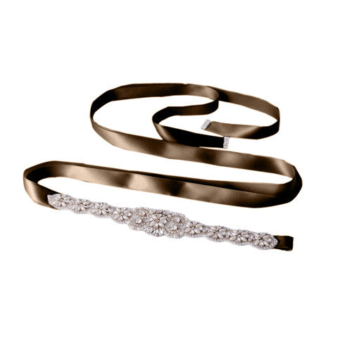 Braut-Hochzeitsgürtel mit Strass-Dekoration