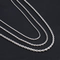Seilkette gewebte Halskette Schmuck