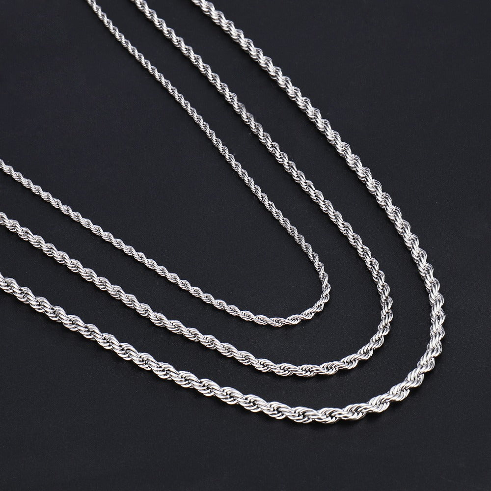 Seilkette gewebte Halskette Schmuck