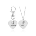 Me encanta mi dueñoMe encanta mi perro Collar de hueso para perro mascota