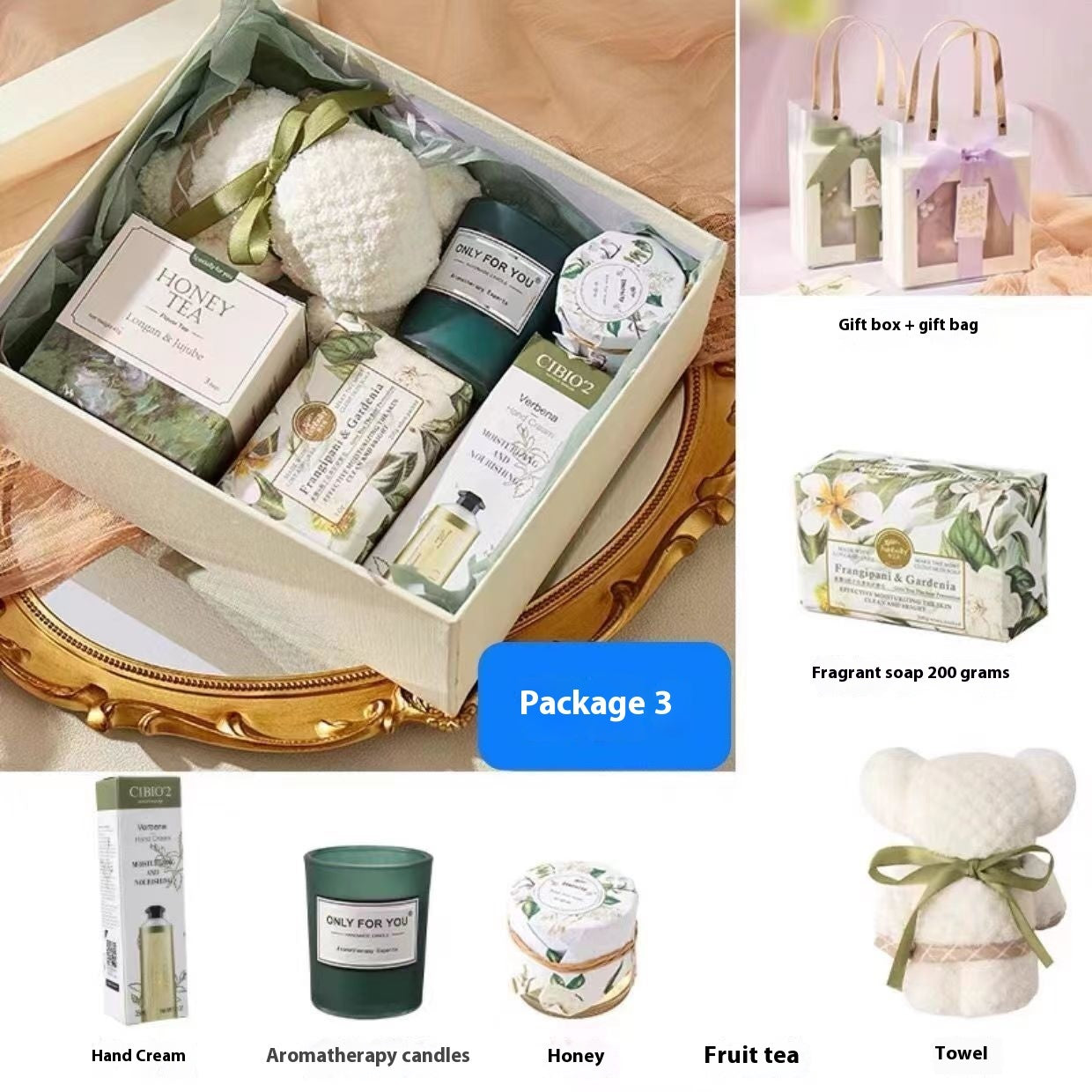 Sense Set Aromatherapie-Geschenkbox Freundinnen-Geschenk Mädchen Geburtstagsgeschenke Hochzeitsverlobungsgeschenk
