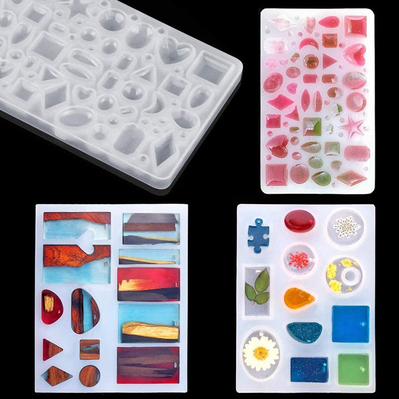 DIY-Kristall-Epoxidharz-Formen-Set