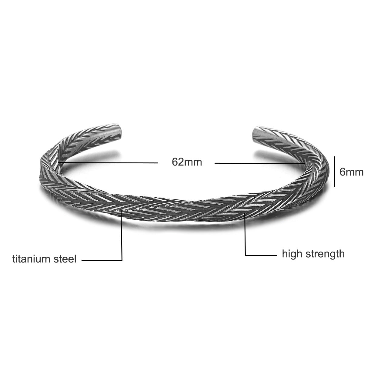 Pulsera de patrón para hombre