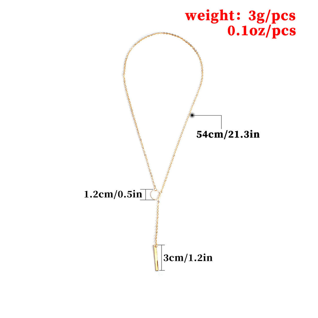 Personalized Eyelet Short Necklace For Women