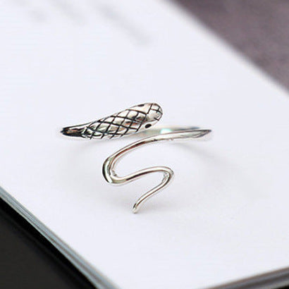 925 Sterling Silver Small Snake Rings