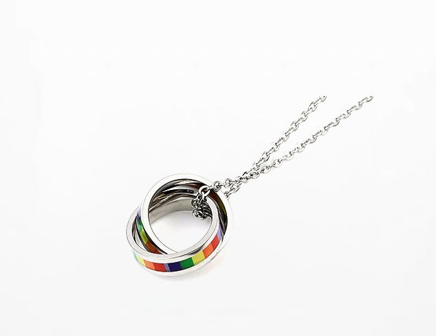 Regenbogen Stolz LGBT-Paar-Halskette