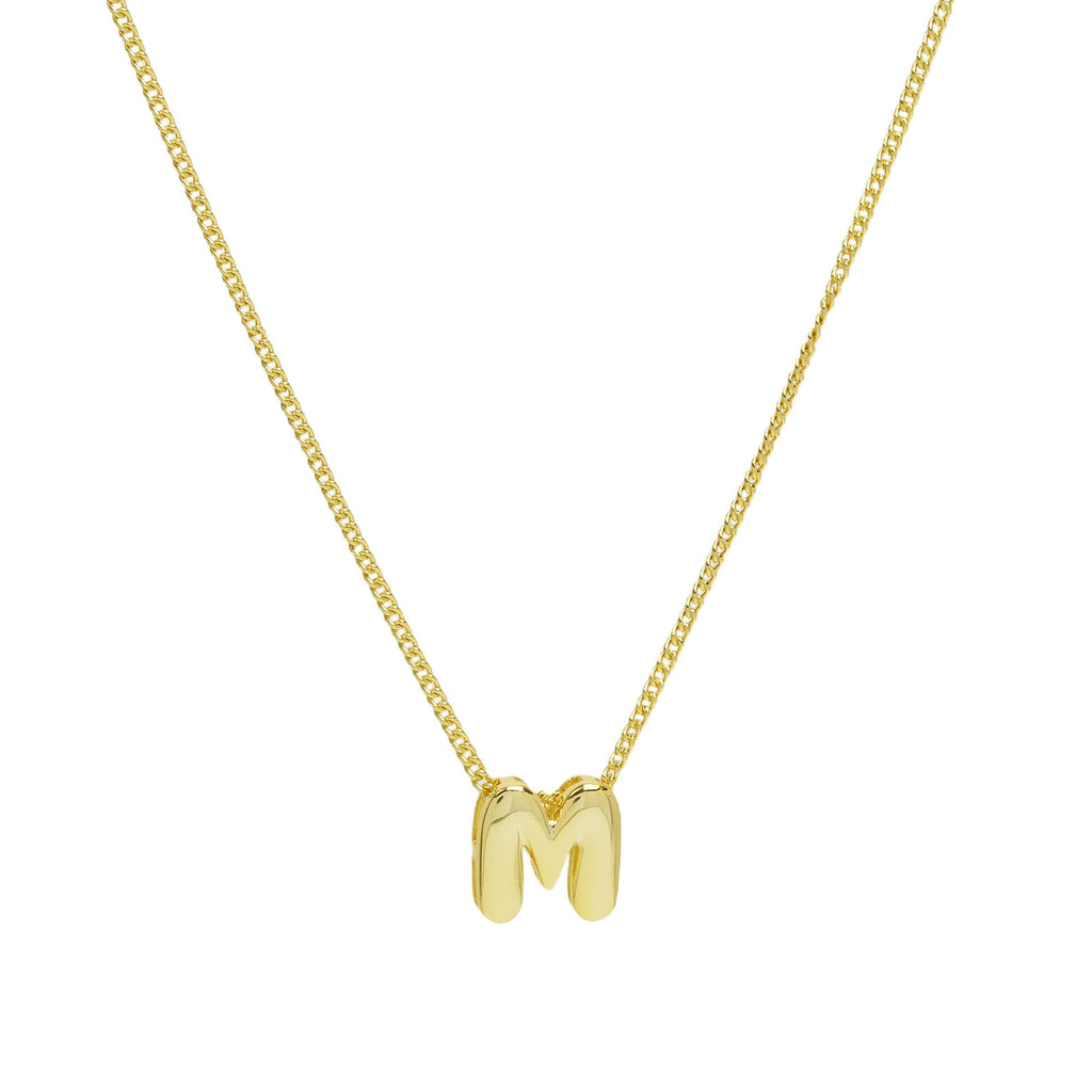 English Letter Pendant Necklace