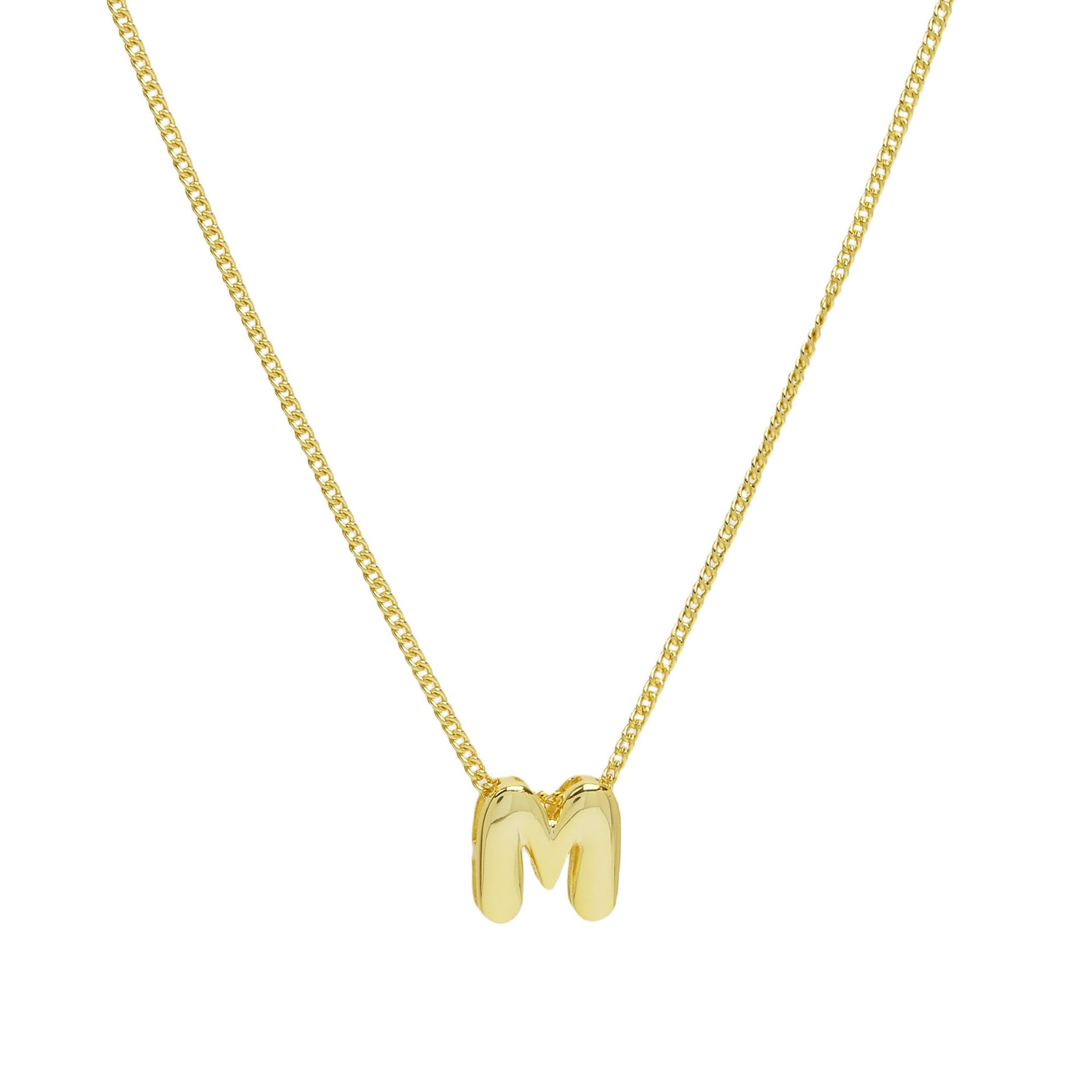 English Letter Pendant Necklace