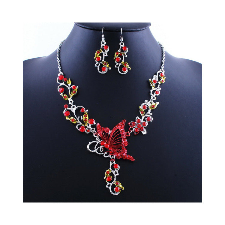 Dielian Blumenkette Schmuckset