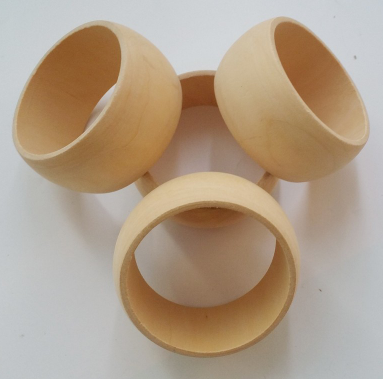 Flat Mouth Wide Embryo Log Bracelet Flat Wooden Bracelet