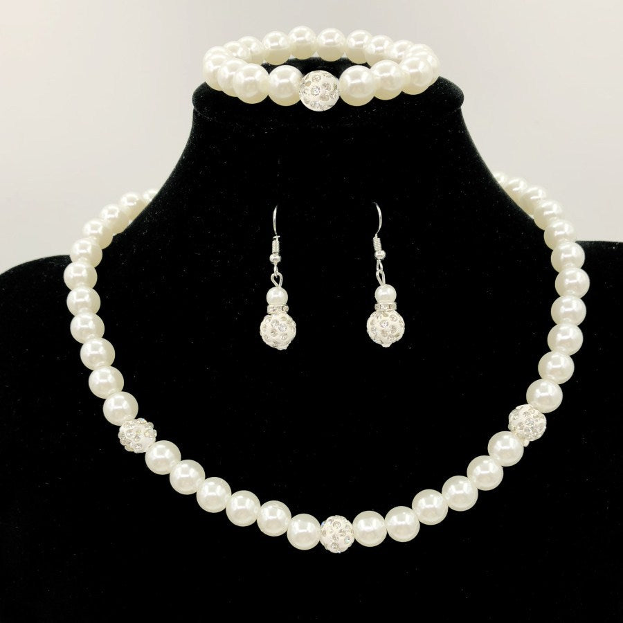 Halskette, Armband, Ohrring-Set