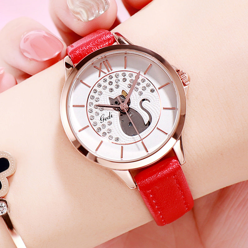 Reloj de pulsera de cuarzo para niña