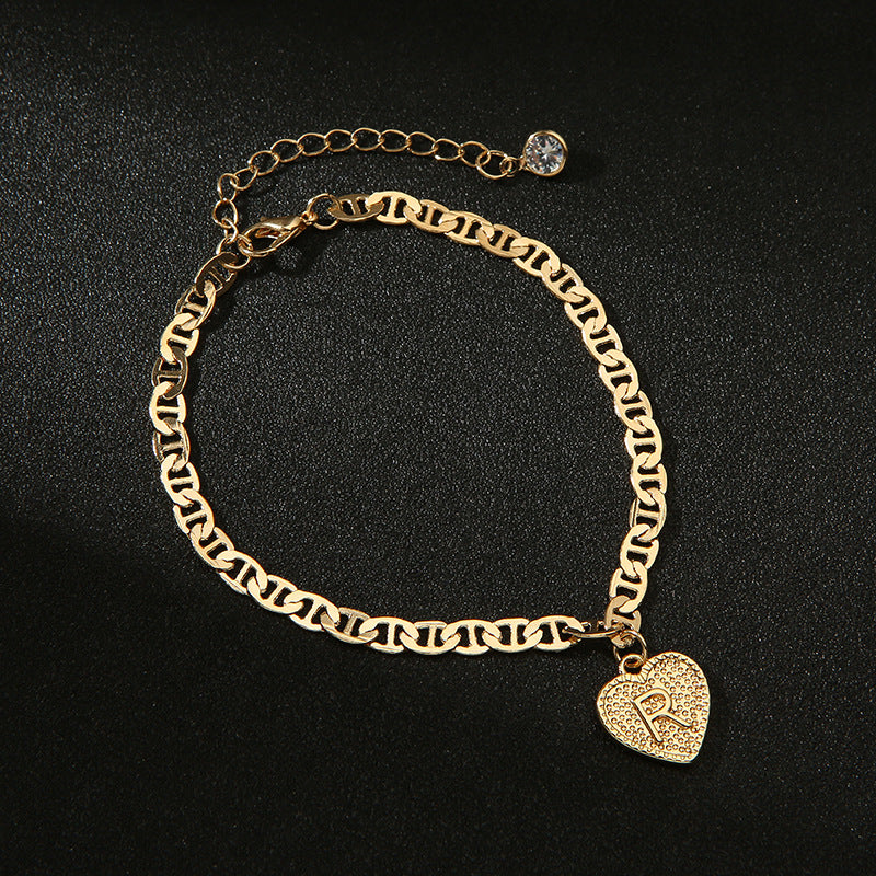 26 English Letters Fashion Men's And Women's Beach Chain