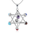 Geometric pendant necklace