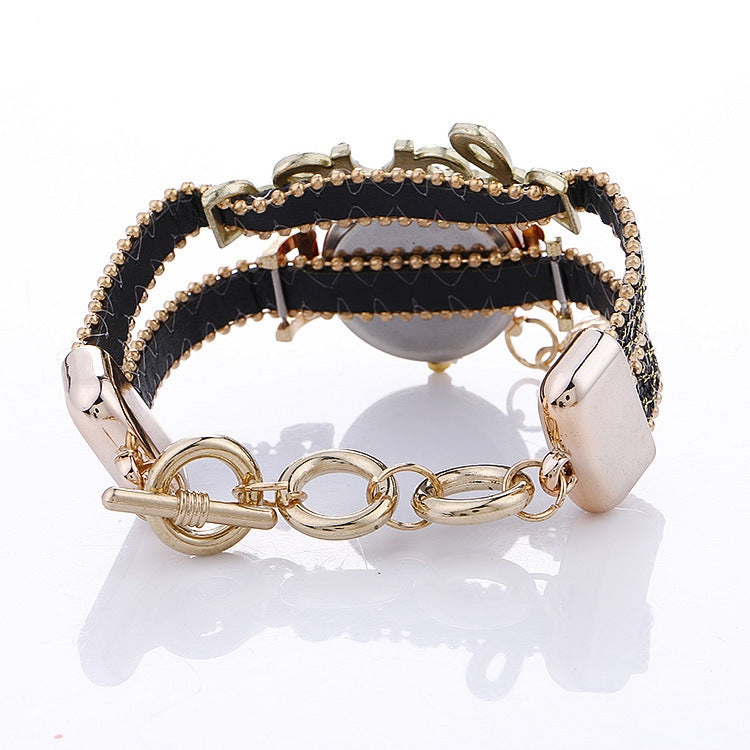 Reloj de pulsera con lentejuelas