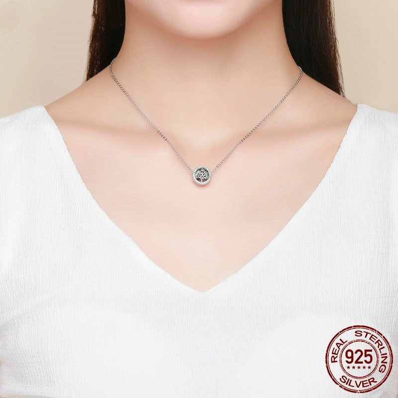 Lebensbaum S925 Sterling Silber Perlen-Accessoires