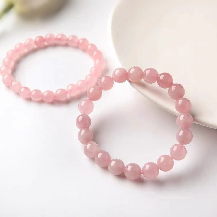 Niña de Cristal Natural Pulsera de Cristal Anillo Único Femenino